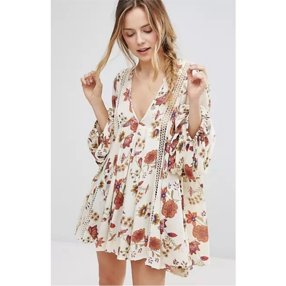 Free People Dresses & Skirts - Free People Just The Two Of Us Printed Shift Tunic Small